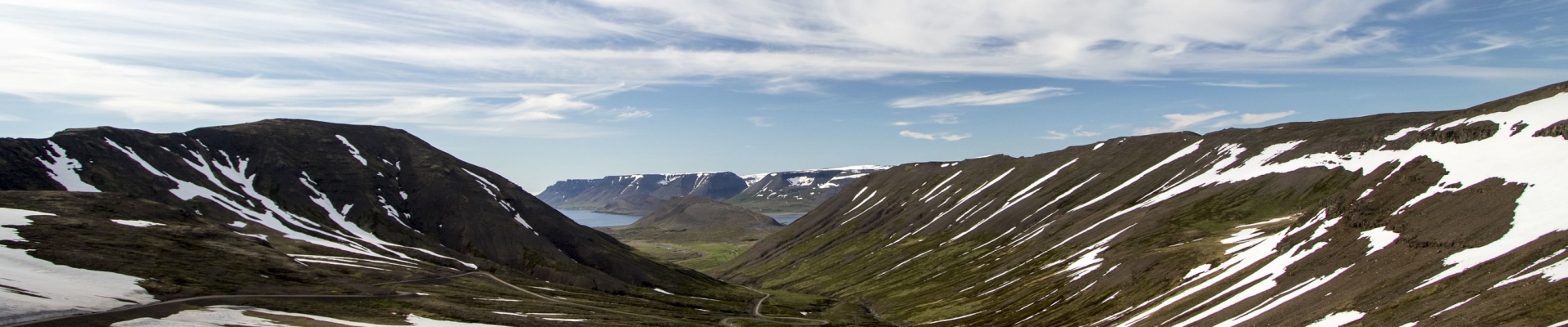 Fjord de l'Ouest en Islande