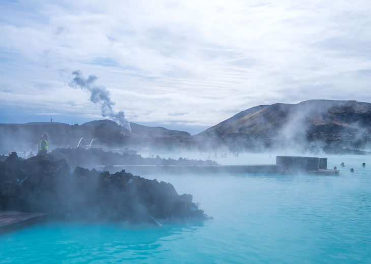 Bain chaud en Islande