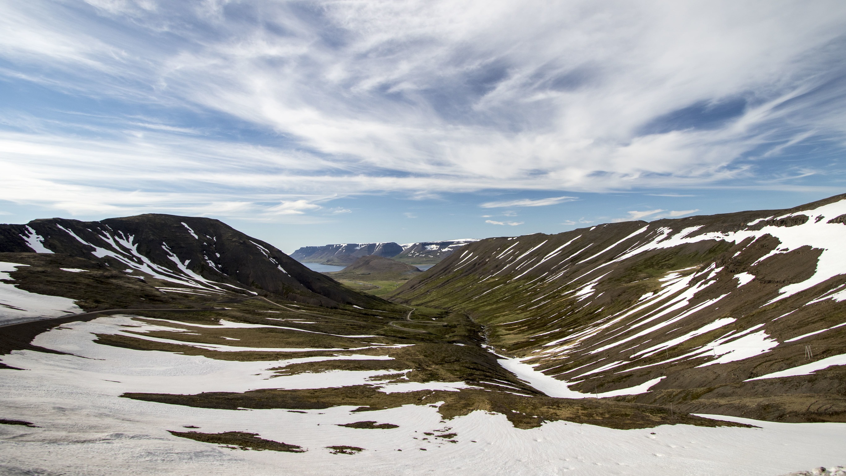 Fjord de l'Ouest en Islande