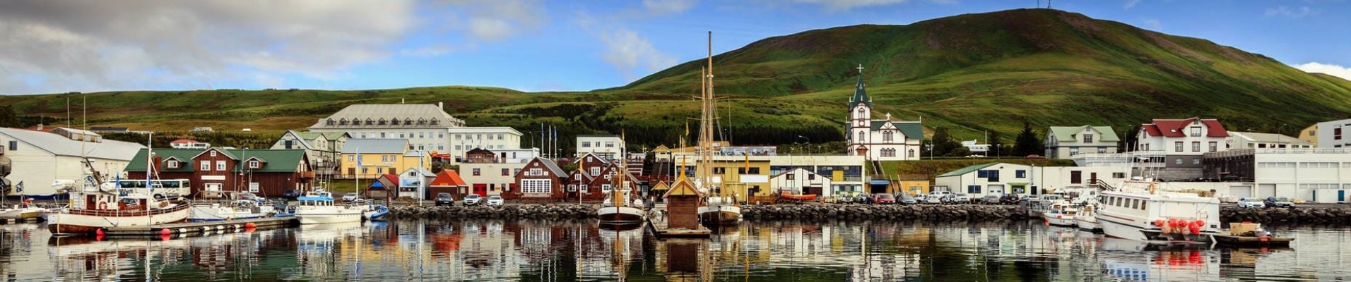 Ville port Islande