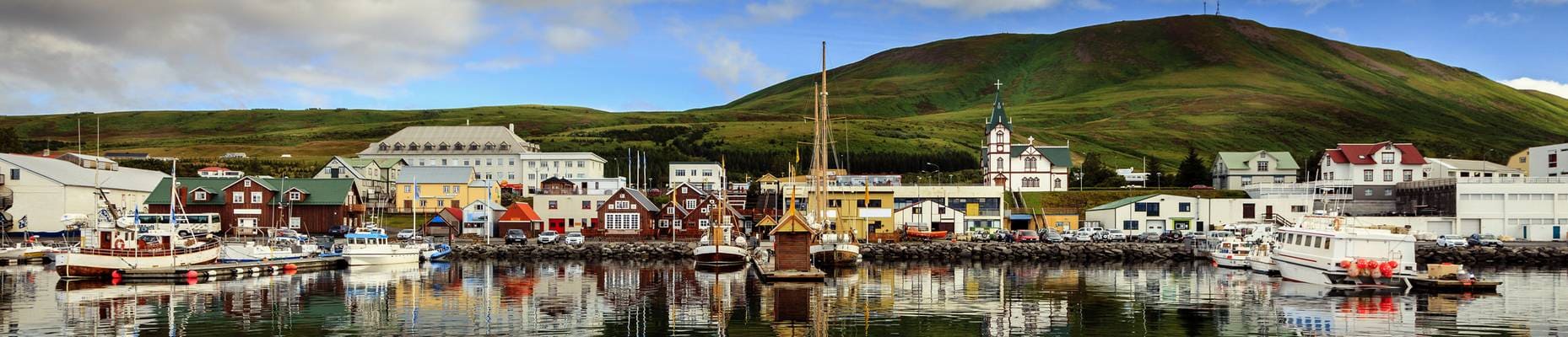 Ville port Islande