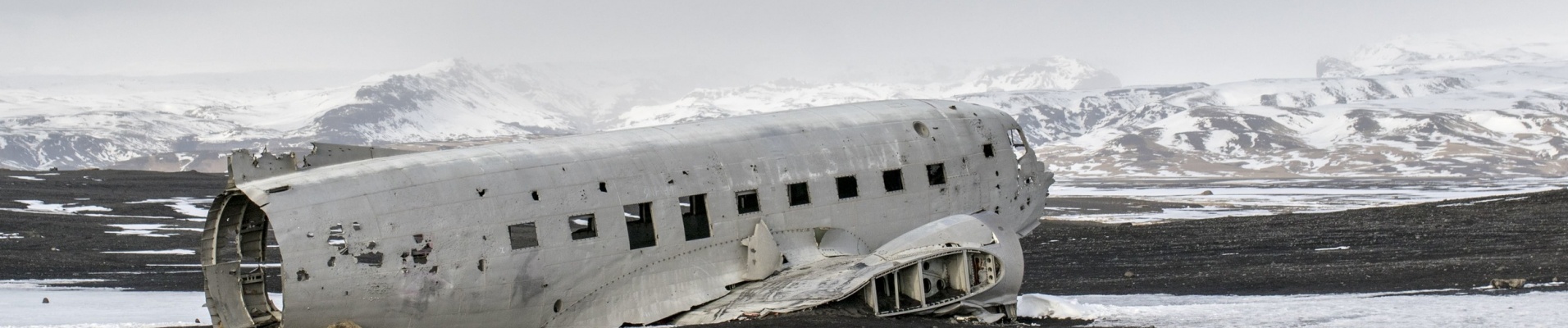 Avion échoué Islande