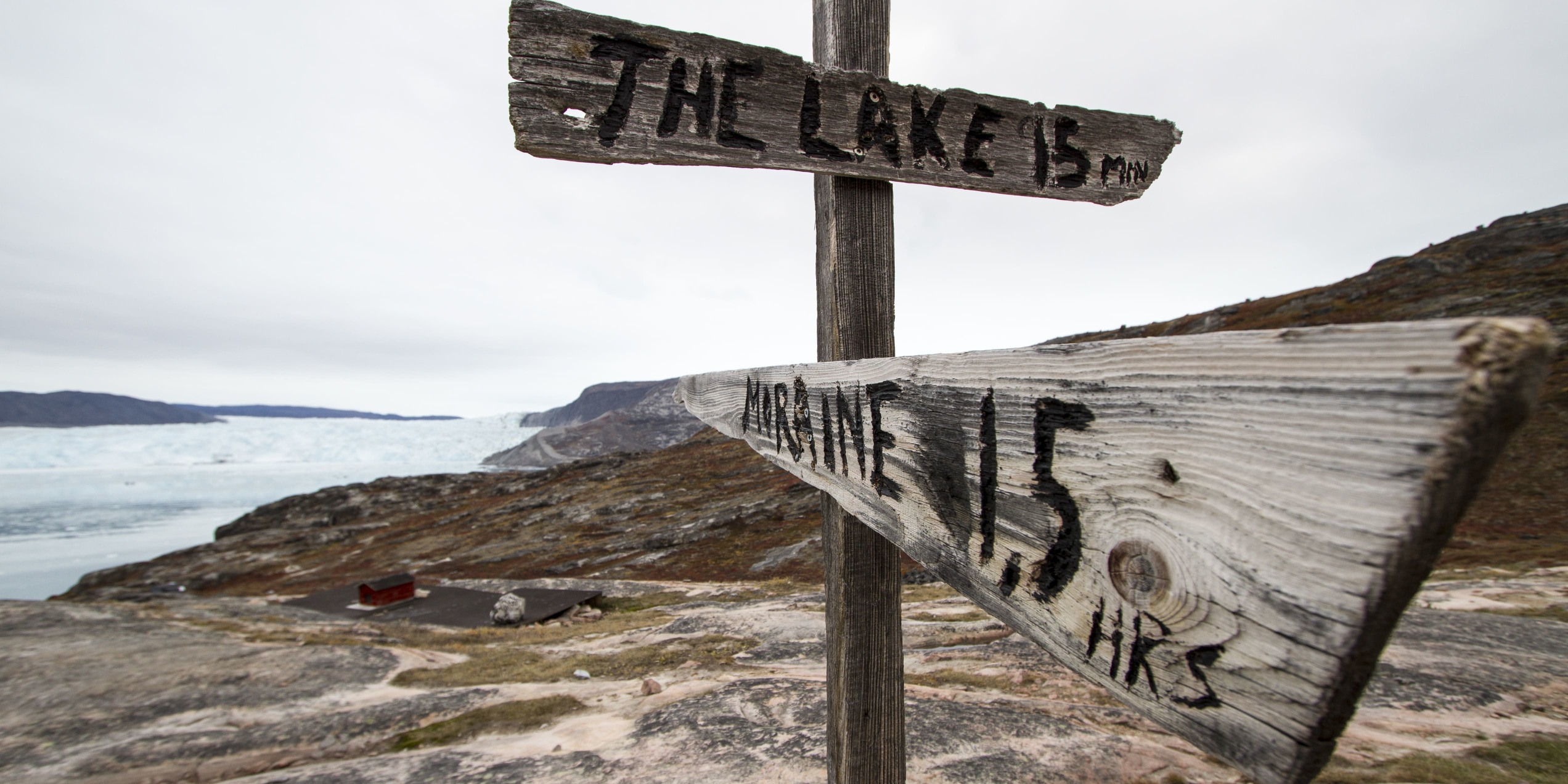 Panneau direction Islande
