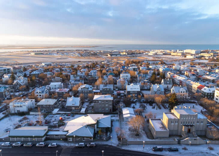 Reykjavik en hiver