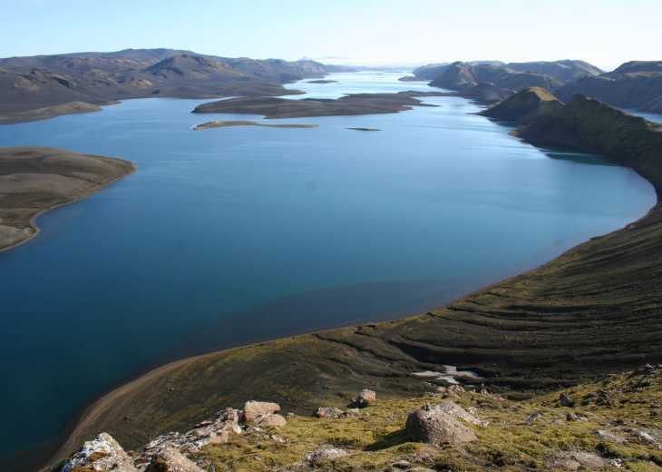 Trek en Islande lac