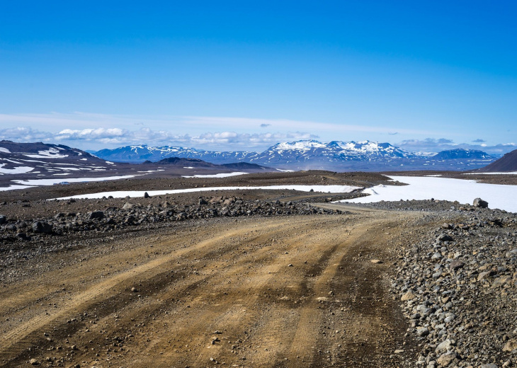 Route paysage Islande