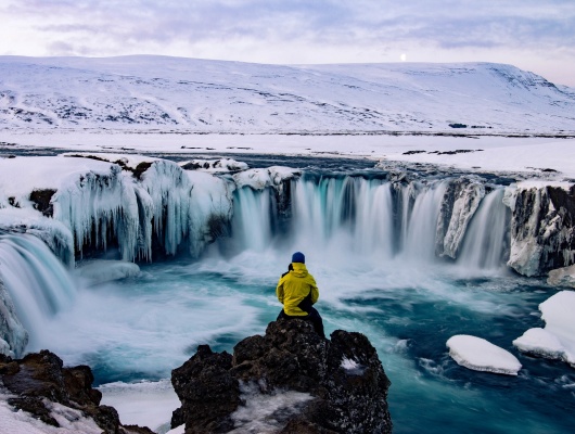 Cascade gelee Islande