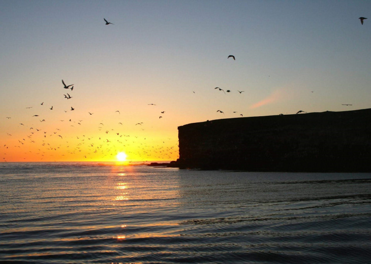 Coucher de soleil Islande
