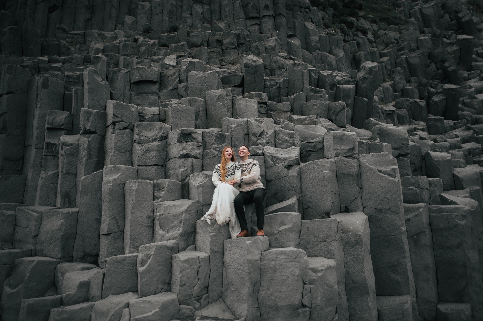 Portrait couple islande