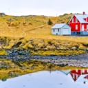 Maison rouge Islande