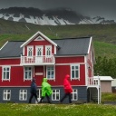 Maison rouge en Islande