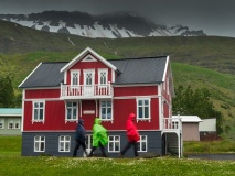 Maison rouge en Islande