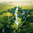 Fjadrargljufur Canyon Islande