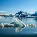 lac de Jökulsárlón en Islande