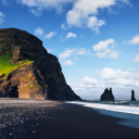 Plage noire Vik en Islande