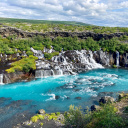 hraunfossar-islande