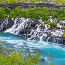 hraunfossar-islande